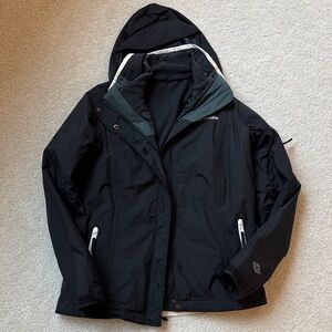 Columbia Women's Black Bugaboo Jacket with Fleece